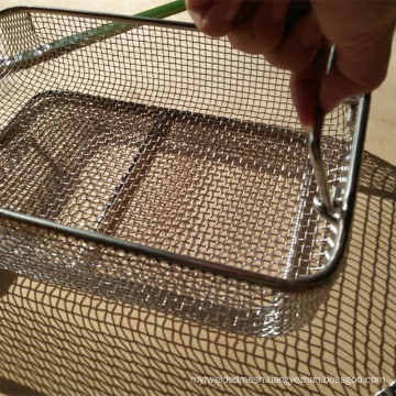 Inconel Heat Resistant 625 Wire Mesh Basket Inconel mesh Basket strainer